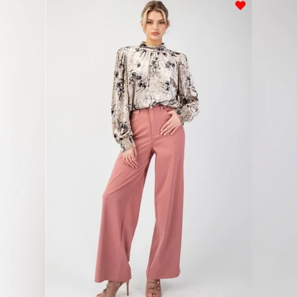 175. Soft Mauve pants, pink, various sizes - Picture 2 of 5